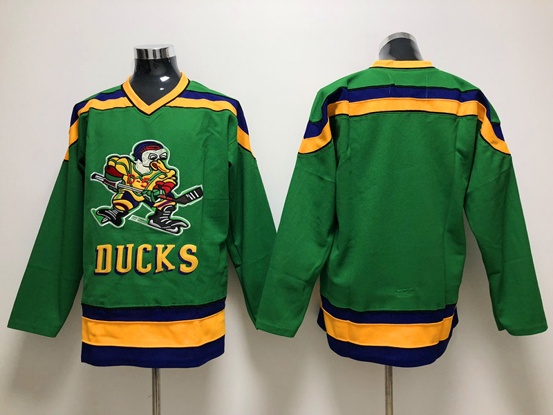 Men's Anaheim Ducks Green Blank Jersey Men's Anaheim Ducks Green Blank Jersey